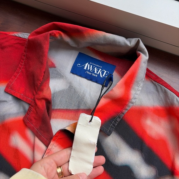 Awake Multicolor Roulette Print Men's Shirt - Picture 2 of 5